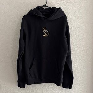 Octobers Very Own black/gold classic hoodie MINI OG HOODIE